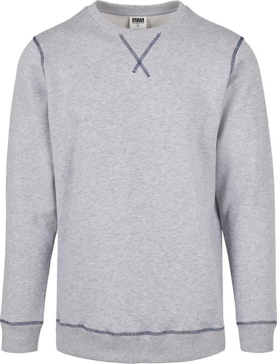Urban Classics Organic Contrast Flatlock Stitched Crew