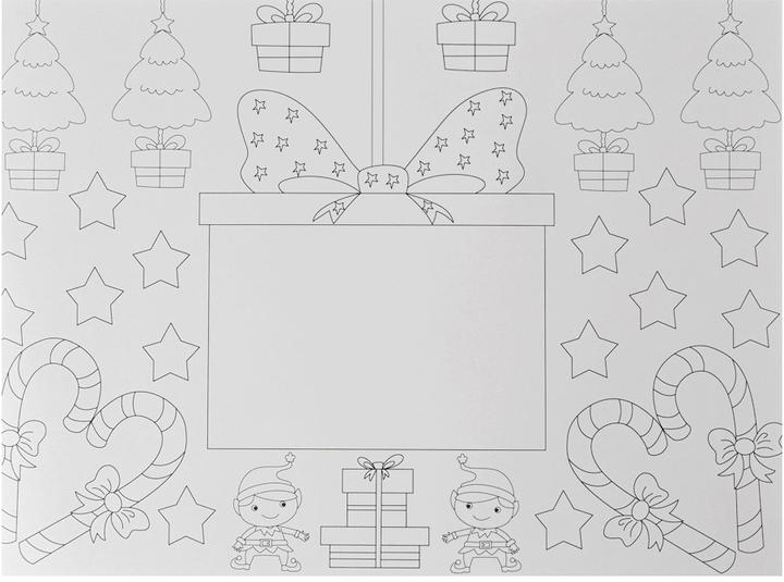 Immagine prodotto Libro da colorare Tovaglietta di Natale, 12 pezzi.