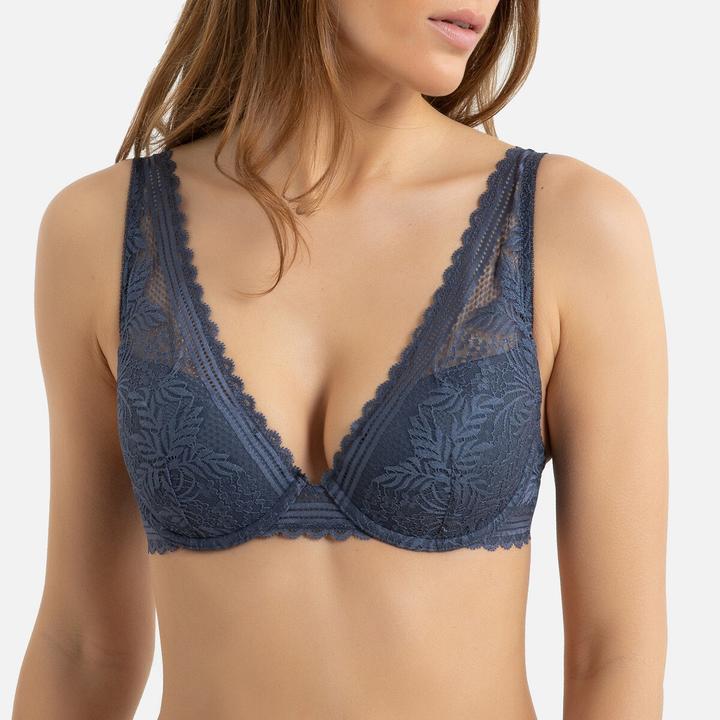 Image du produit La Redoute Collections Soutien-gorge en dentelle foulard en matière recyclée (80 C)