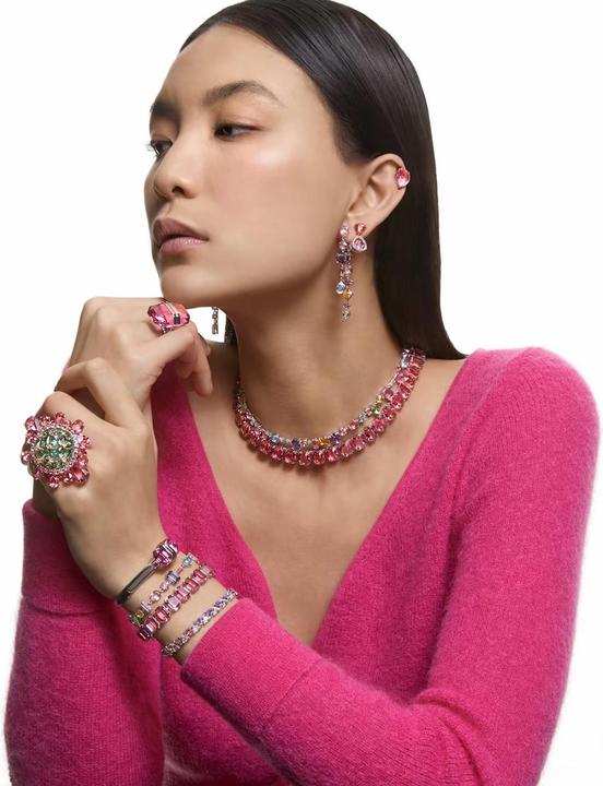 Produktbild Swarovski Curiosa Cocktail Ring Mehrfarbig Roségold (55)