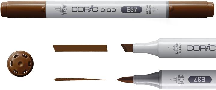 Produktbild Copic Marker ciao, 5+1 Set "Portrait 2" (Beige, Sandbraun, Sepia, Braun, 0.30 mm, 6 x)