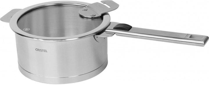 Actual product image Cristel Cristal Strate Amovible casserole Ø12cm (12 cm, Pot, Aluminium, Stainless steel)