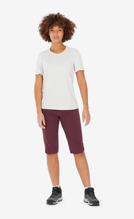 Immagine prodotto Quechua Wandershirt Damen kurzarm - MH500 beige (3XL)