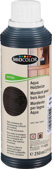 Produktbild Miocolor Aqua Holzbeize (Schwarz, 0.25 l)