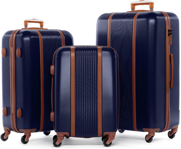 Image du produit Fergé 3-teiliges Kofferset - Milano (Bagage à main (jusqu'à 50l), L (90 - 115l), XL (à partir de 115l))