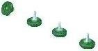 Actual product image Rittal Levelling feet for FlatBox, M10 x 20 mm