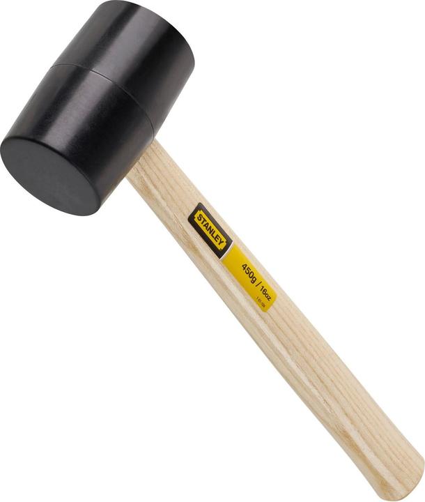 Produktbild Stanley Gummihammer mit Schwarzem Kopf, 454 g (454 g)