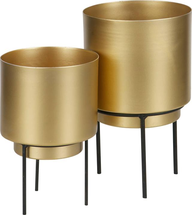 Produktbild BePureHome Pflanzentopf Guus Metall Messing antik Ø13cm (13 cm)