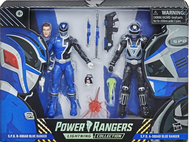 Actual product image Power Rangers S.P.D. B-Squad Blue Ranger vs. S.P.D. A-Squad Blue Ranger