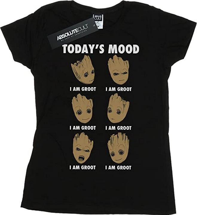 Image du produit Guardians of the Galaxy Femmes/Les femmes - Today's Mood Baby Groot - T-shirt boyfriend en coton (XL)