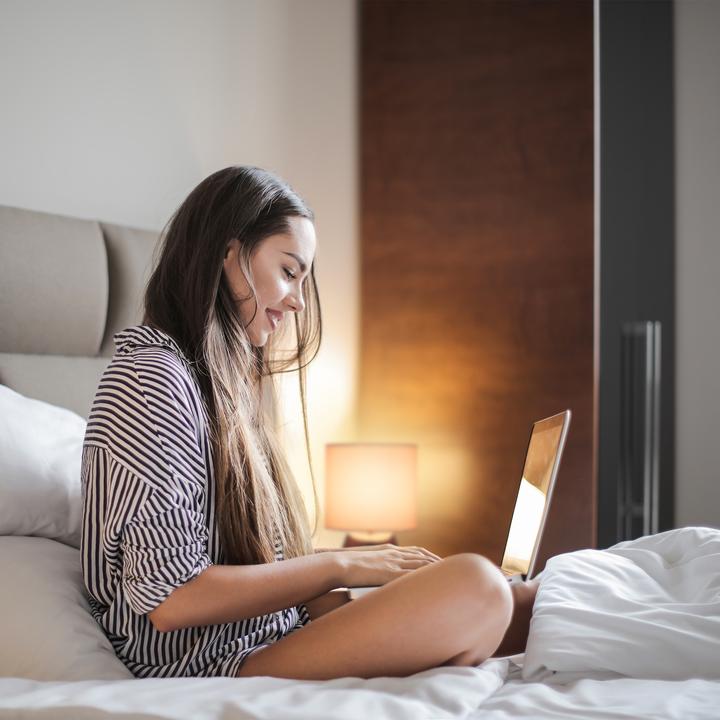 Actual product image Relaxdays Bedside lamp (E14)