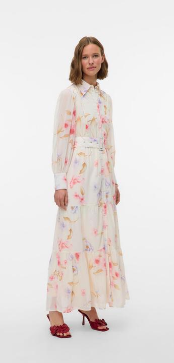 Image du produit Vero Moda AWIRIS Langes Kleid Hemdblusenkleid (L)