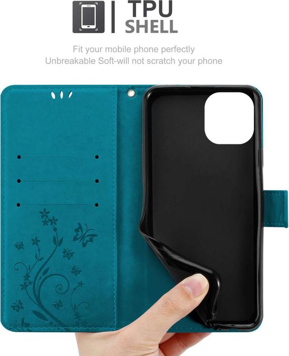Immagine prodotto Cadorabo Custodia per Apple iPhone 15 Flower Book (Apple iPhone 15)