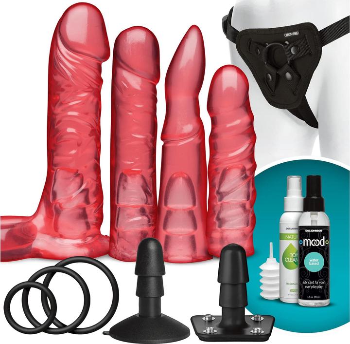 Doc Johnson Vac-U-Lock - Kristallen Jellies Set
