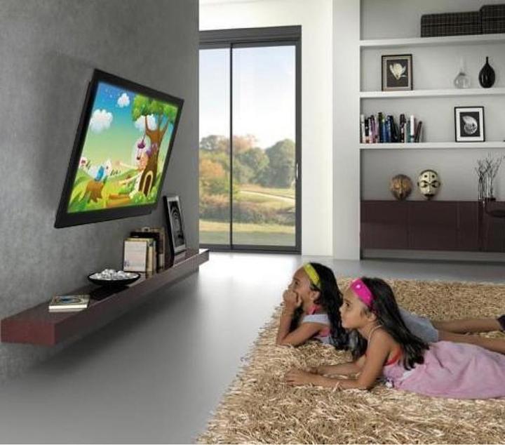 Actual product image Techly Wall Support Full Motion (Wall, 100", 80 kg)