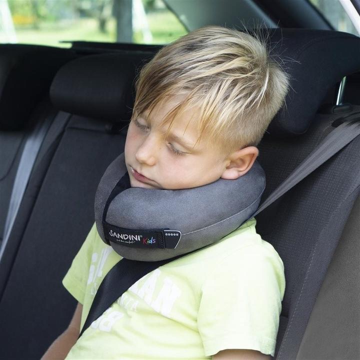 Immagine prodotto Sandini TravelFix Kids, microfibra antracite (Cuscino per testa e collo)