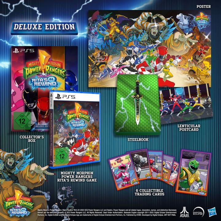 Produktbild Atari Mighty Morphin Power Rangers: Ritas Rewind - Deluxe Edition (PS5, DE)