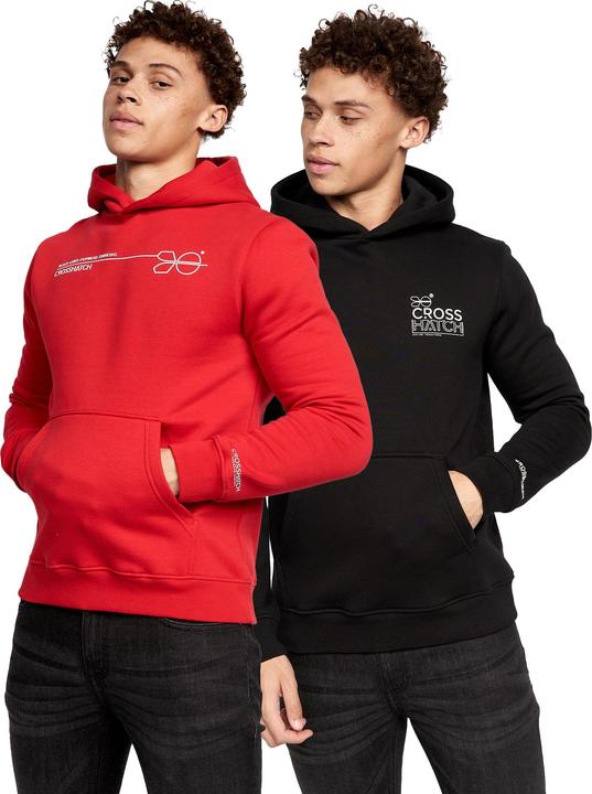 Actual product image Crosshatch Mens Karver Hoodie (XL)