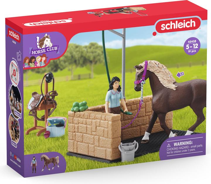 Image du produit Schleich Box de lavage pour chevaux avec Emily et Luna von Hor