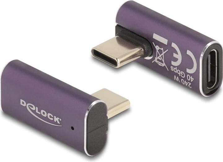 Image du produit Delock Adaptateur USB 40 Gbps USB Type-C PD 3.1 240 W mâle z (USB-C, 2.50 cm)
