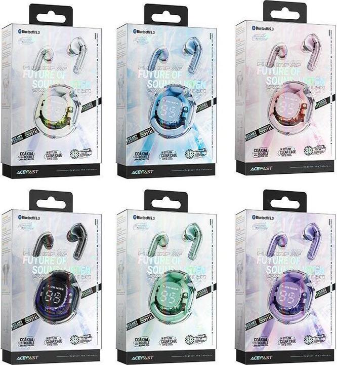Immagine prodotto Acefast Auricolari TWS T8, Bluetooth 5.3 (NC, 7 h, Cablato)