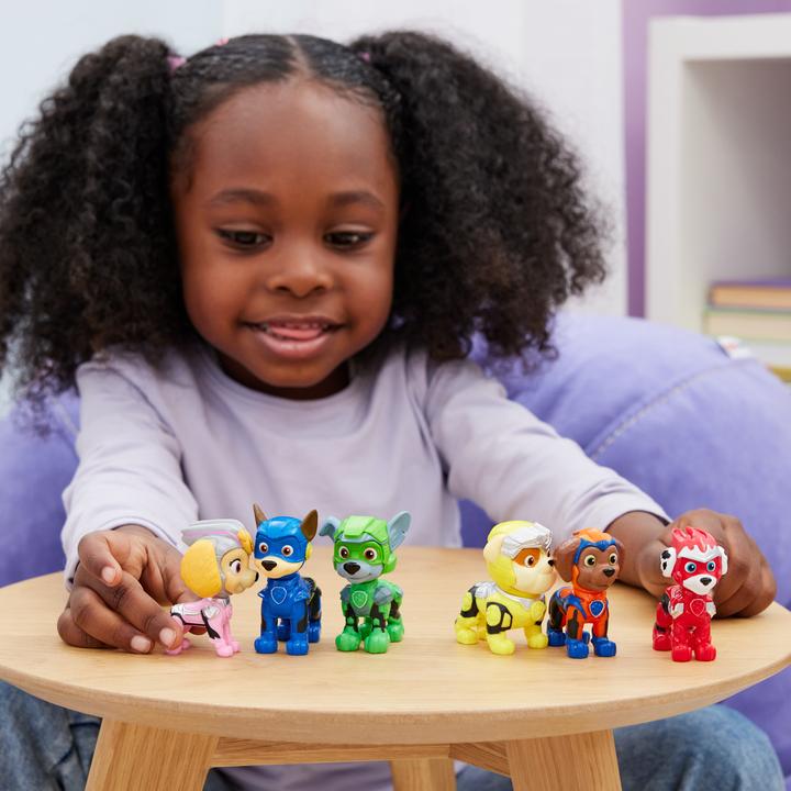 Produktbild Spin Master Paw Patrol: Der Mighty Kinofilm, Geschenkset mit 6 Superhelden-Spielfiguren