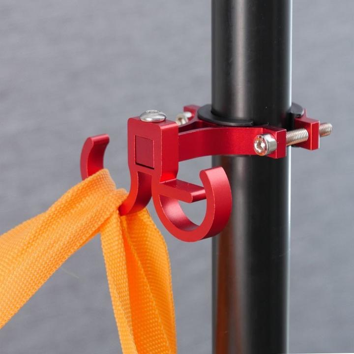 Immagine prodotto OEM Bicycle accessory Hook for shopping with two loops for bike / scooter aluminum FS366 red