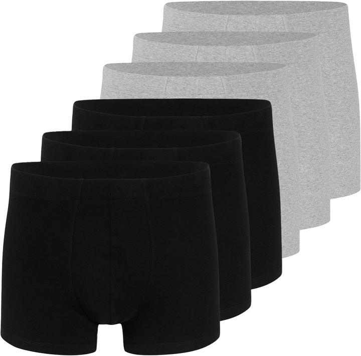 Schwarz, Grau melange