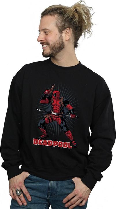 Immagine prodotto Deadpool Gun Sword Burst Felpa Uomo (L)