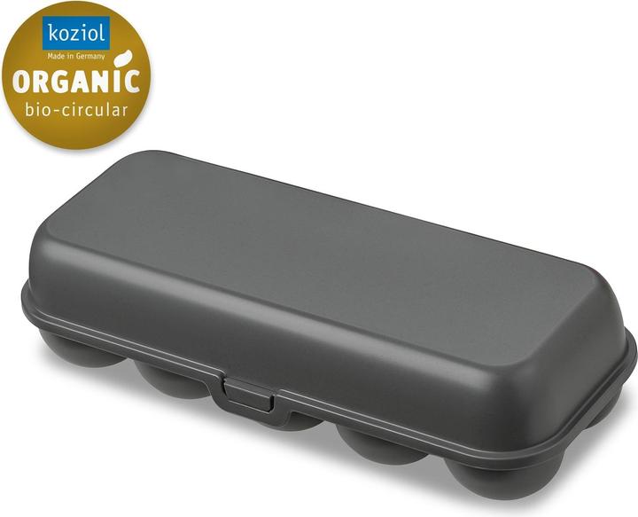 Produktbild Koziol Eierbox To Go 27.7 x 11.8 cm, Grau (2.37 l)