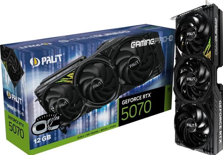 Produktbild XpertVision Palit RTX5070 TI GamingPro-S OC V1 16GB GDDR7 HDMI 3xDP (16 GB)