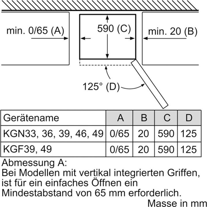 Actual product image Bosch Hausgeräte Kühl-, Gefrierschrank KGN36 VWED A++ (326 l)
