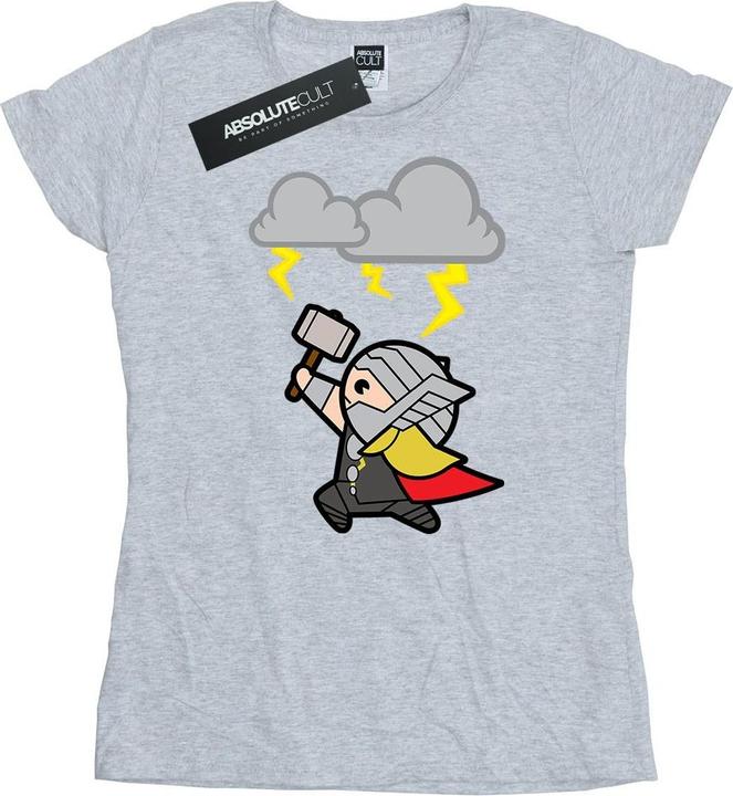 Immagine prodotto Kawaii Thor God Of Thunder Maglietta Donna (M)