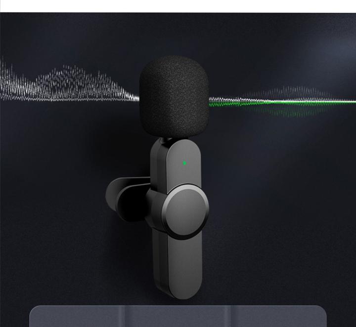Immagine prodotto Apfelkiste Microfono lavalier a 360° con USB C - Set wireless per smartphone (3 pezzi)