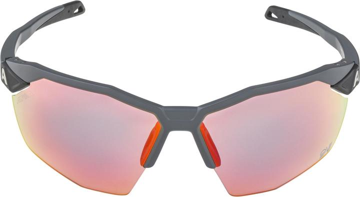 Actual product image ALPINA SPORTS Twist Six HR QV (Grey Matt, Rainbow)