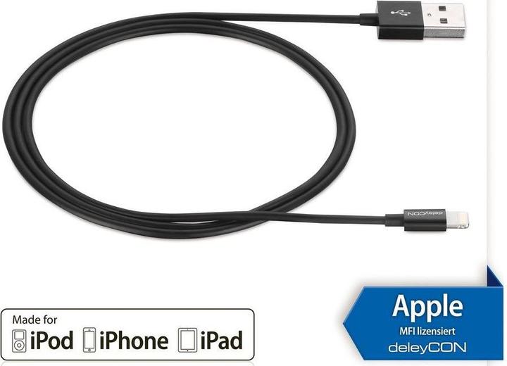 Immagine prodotto deleyCON Fulmine su USB (0.15 m, USB 2.0)