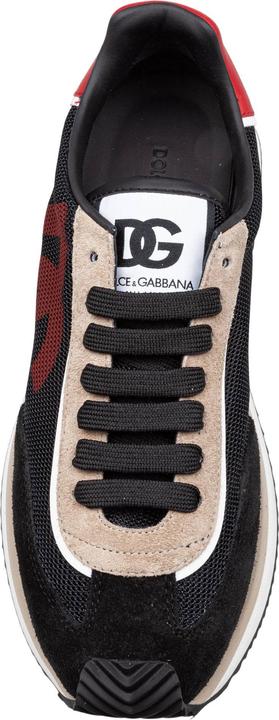 Image du produit Dolce & Gabbana cushion sneakers in mixed materials color black/beige (42)