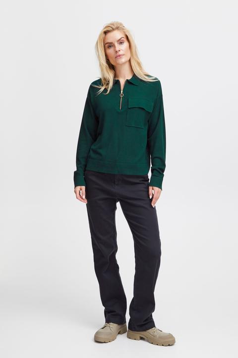 Actual product image Pulz Jeans PZSARA Polo Sweater - 50207205 (L)
