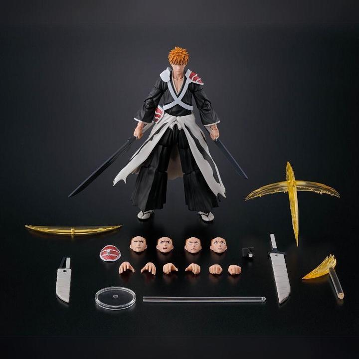 Produktbild Bandai Bleach: Thousand-Year Blood War S.H. Figuarts Actionfigur Ichigo Kurosaki Dual Zangetsu 16 cm
