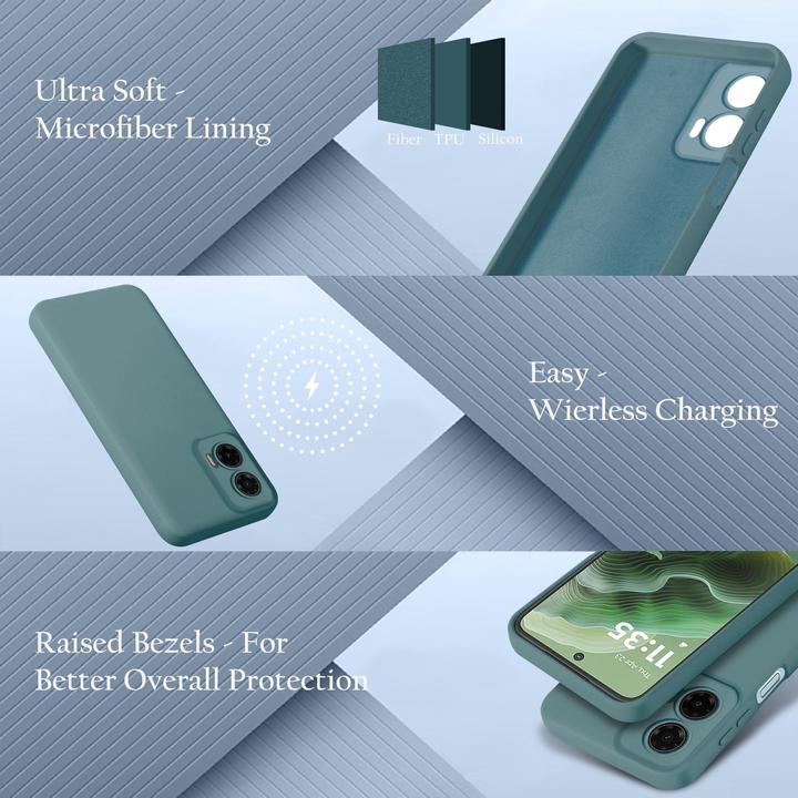 Produktbild Cadorabo Hülle für Motorola Moto G35 im Liquid Case Design (Motorola Moto G35)