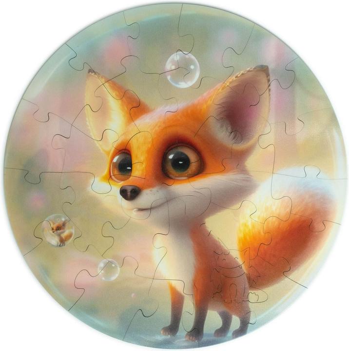 Produktbild Unidragon Bubblezz Fuchs (30 Teile) - Holzpuzzle für Kinder (30 Teile)