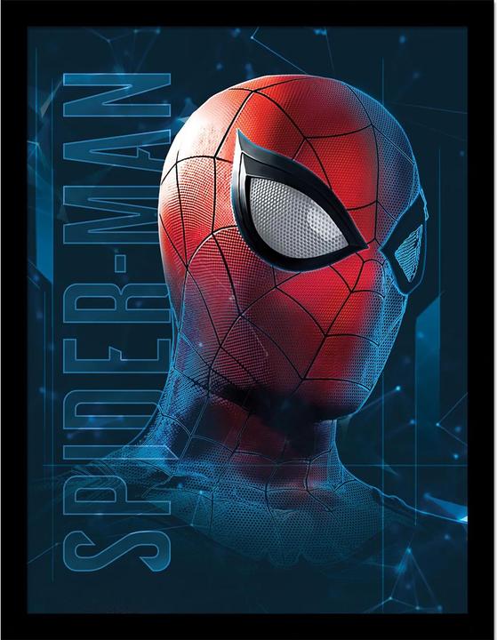 Actual product image Spiderman Close Up Framed Poster (40 x 30 cm)