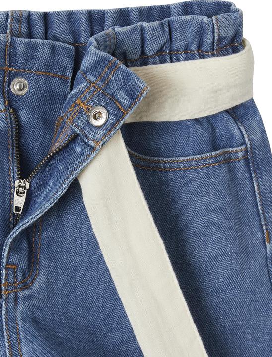 Produktbild Vertbaudet Mädchen Jeansshorts mit Paperbag-Bund (146)