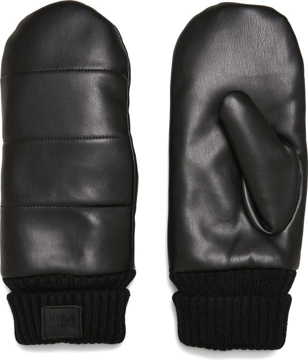 Urban Classics Puffer Imitation Leather Gloves