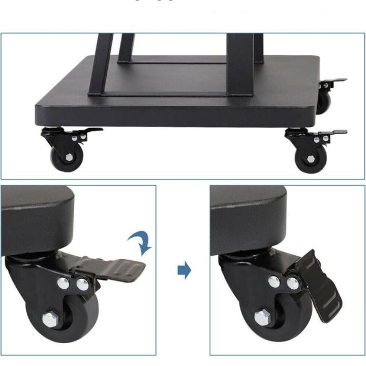Actual product image Hermex Universal TV stand with castors (Universal, 82", 65 kg)