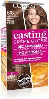 L'Oréal Paris L'Oreal Casting Creme Gloss Hair Dye 618 Vanilla Mocha (618 Waniliowa Mokka)