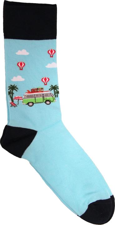 Actual product image Simply Essentials Boys Toys Mens Campervan Socks (39.5 - 45.5)