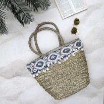 Produktbild Jet Lag Strandtasche aus Stroh 49x30cm