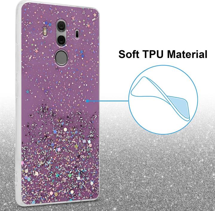 Produktbild Cadorabo TPU Cover funkelnder Glitter (Huawei Mate 10 Pro)