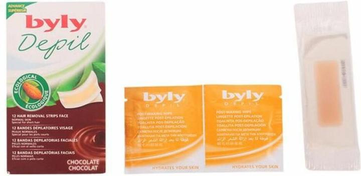 Produktbild Byly DEPIL bandas faciales chocolate 12 uds (12 x)